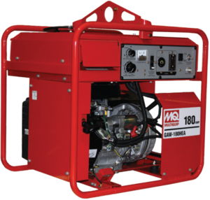 180 Amps DC, 3KW/120V AC, Honda GX340