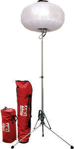400W Metal Halide, Diffuser Balloon Light, Tripod Stand w/3-stage mast assembly