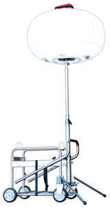 300W LED, Diffuser Balloon Light, Cart Mounted w/3-stage mast assembly