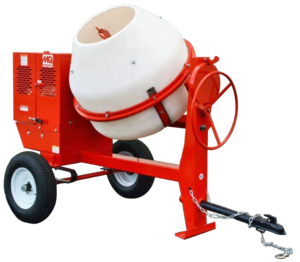 12 cf Concrete, Heavy-Duty Poly Drum, Honda GX340