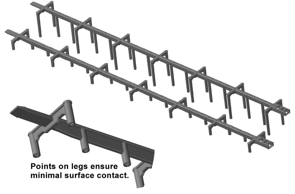 BEAM BOLSTER PLASTIC DIPPED