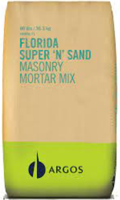 PRE-MIXED MASONRY SUPER N SAND 80LBS (48 BGS/PALLET)