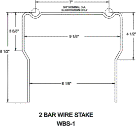 Wire Bar Stakes